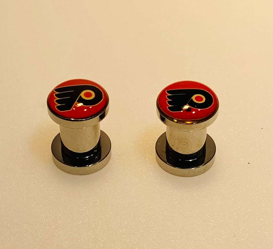 Philadelphia Flyers Ear Plug 2G Stainless Steel - COLO