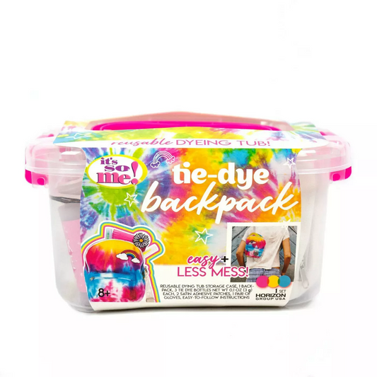 It's So Me - Tie Dye Backpack Kit, Arts & Crafts - COLO