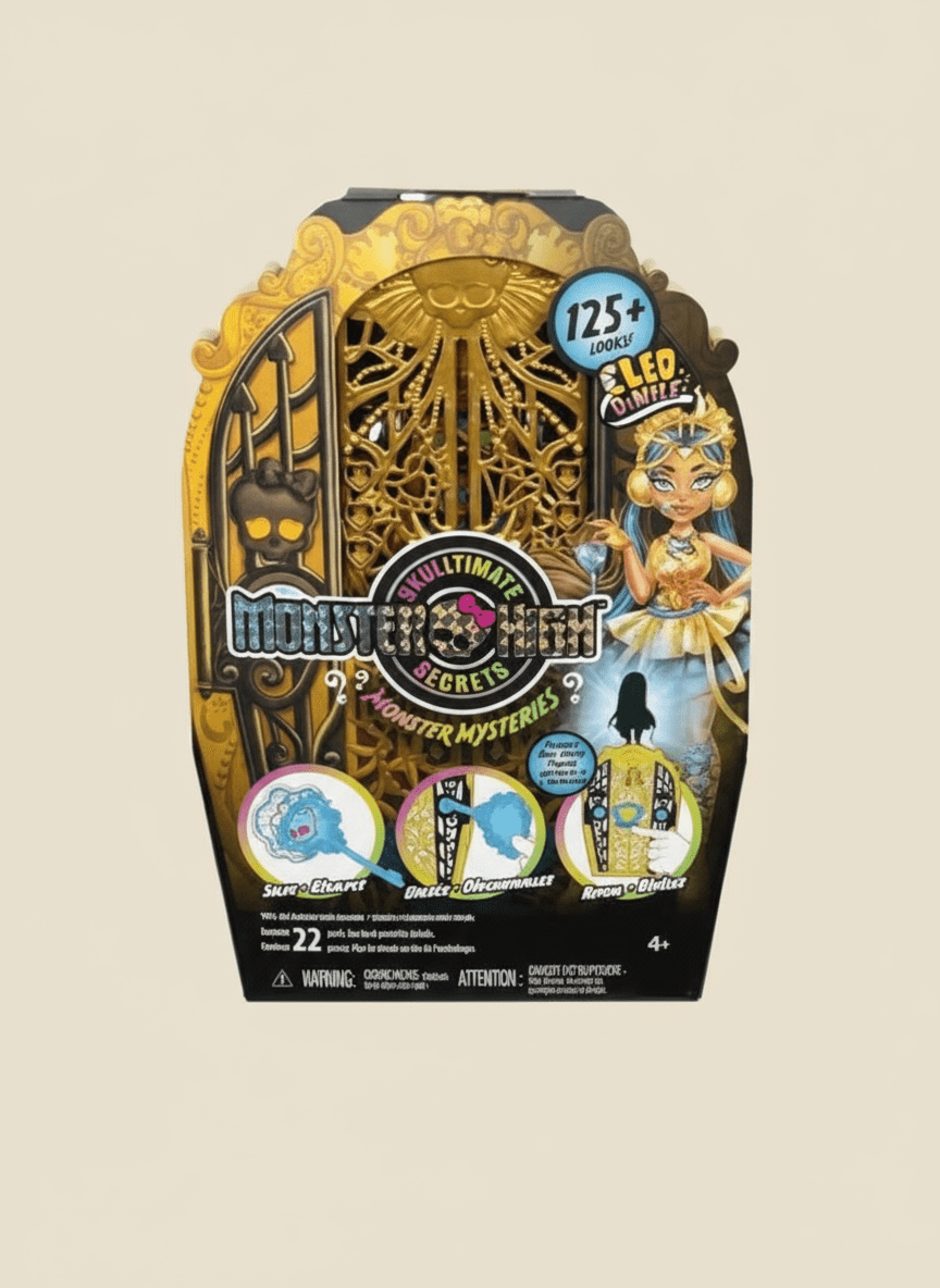 Monster High Cleo de Nile’s Cleo Secrets Monstrous Set – Girl Toy Set with Over 19 Surprises - COLO