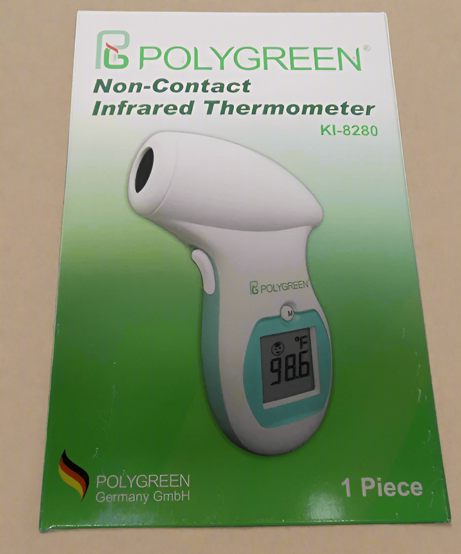 Polygreen Non-Contact Infrared Thermometer – KI-8280 (Germany Design) - COLO