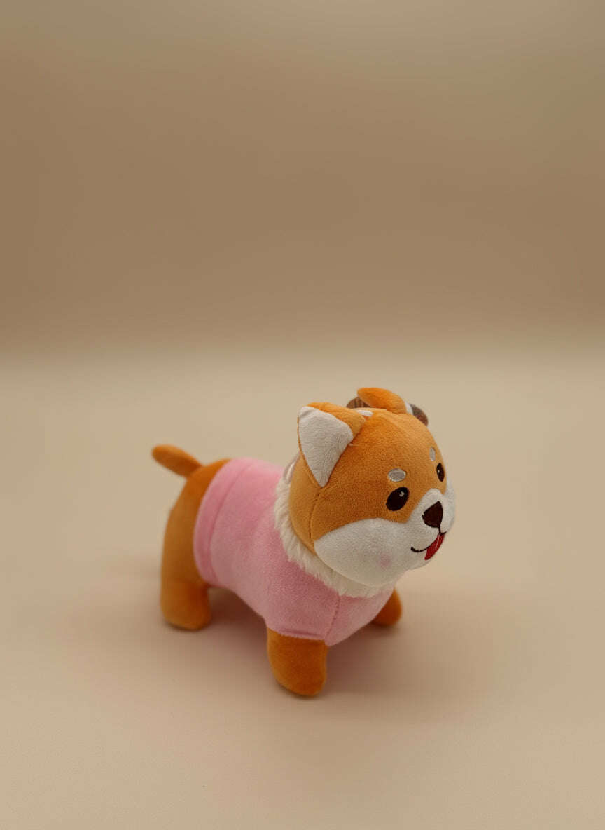 Shiba Inu Small Plush Puppy – Cute Stuffed Dog Toy - COLO