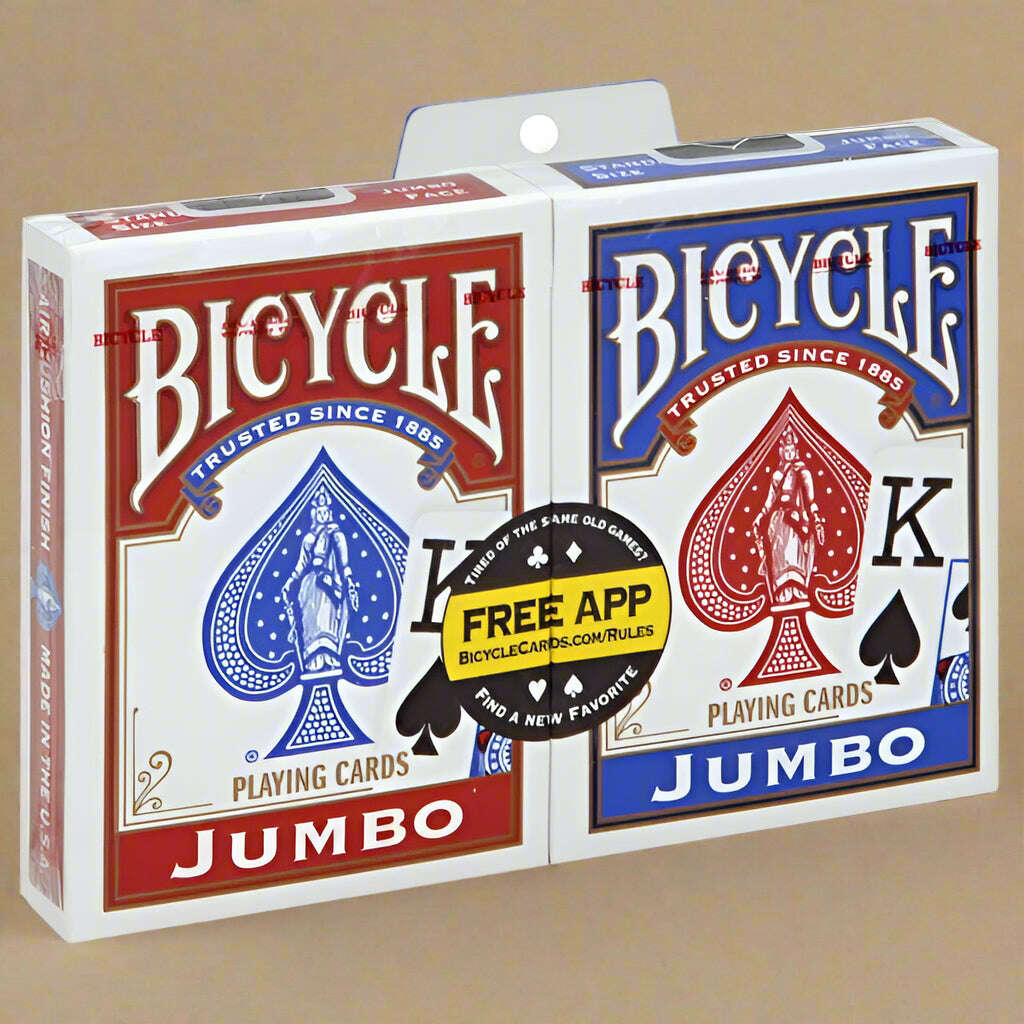 BICYCLE PLAYING CARDS JUMBO - COLO