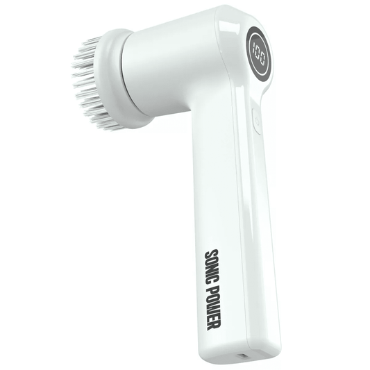 Sonic Power Rechargeable Electric Scrubber with Interchangeable Brush Heads - COLO