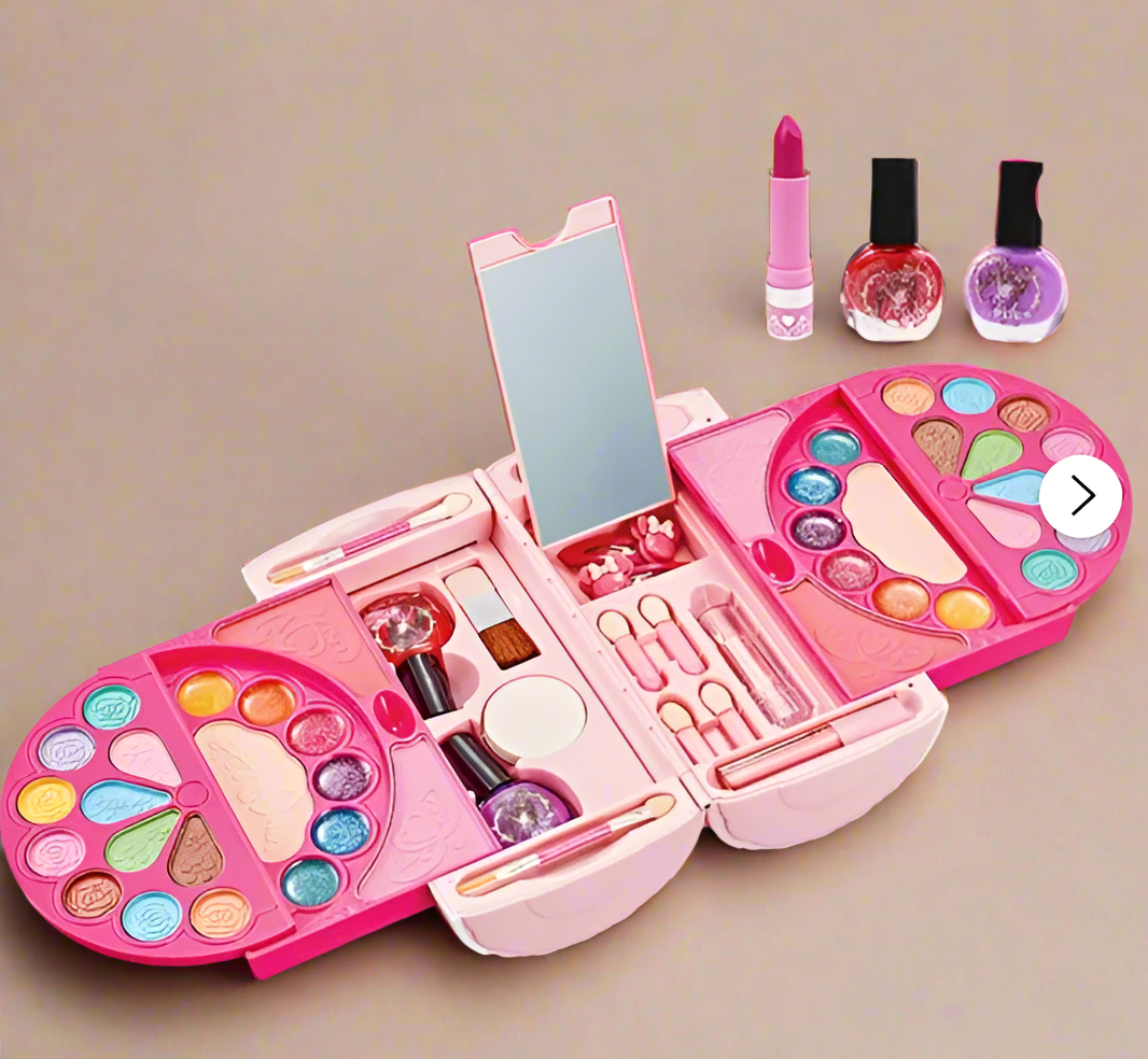 Worallymy Children's Princess Girls Cosmetics Makeup Toy Box Set - COLO