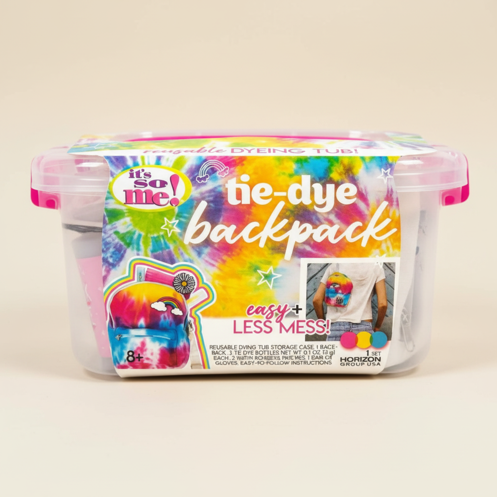 It’s So Me! Tie-Dye Backpack Reusable Dyeing Tub Kit - COLO