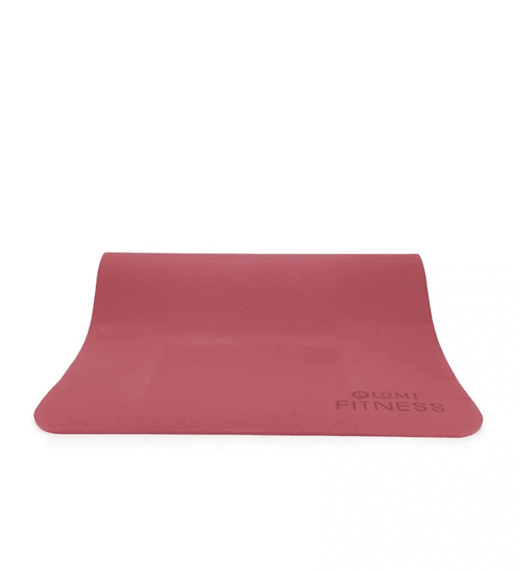LOMI FITNESS YOGA MAT WITH SLIP-FREE MATERIAL GARNET - COLO