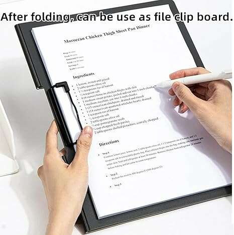 Foldable Clipboard with Cover – Bright Blue - COLO