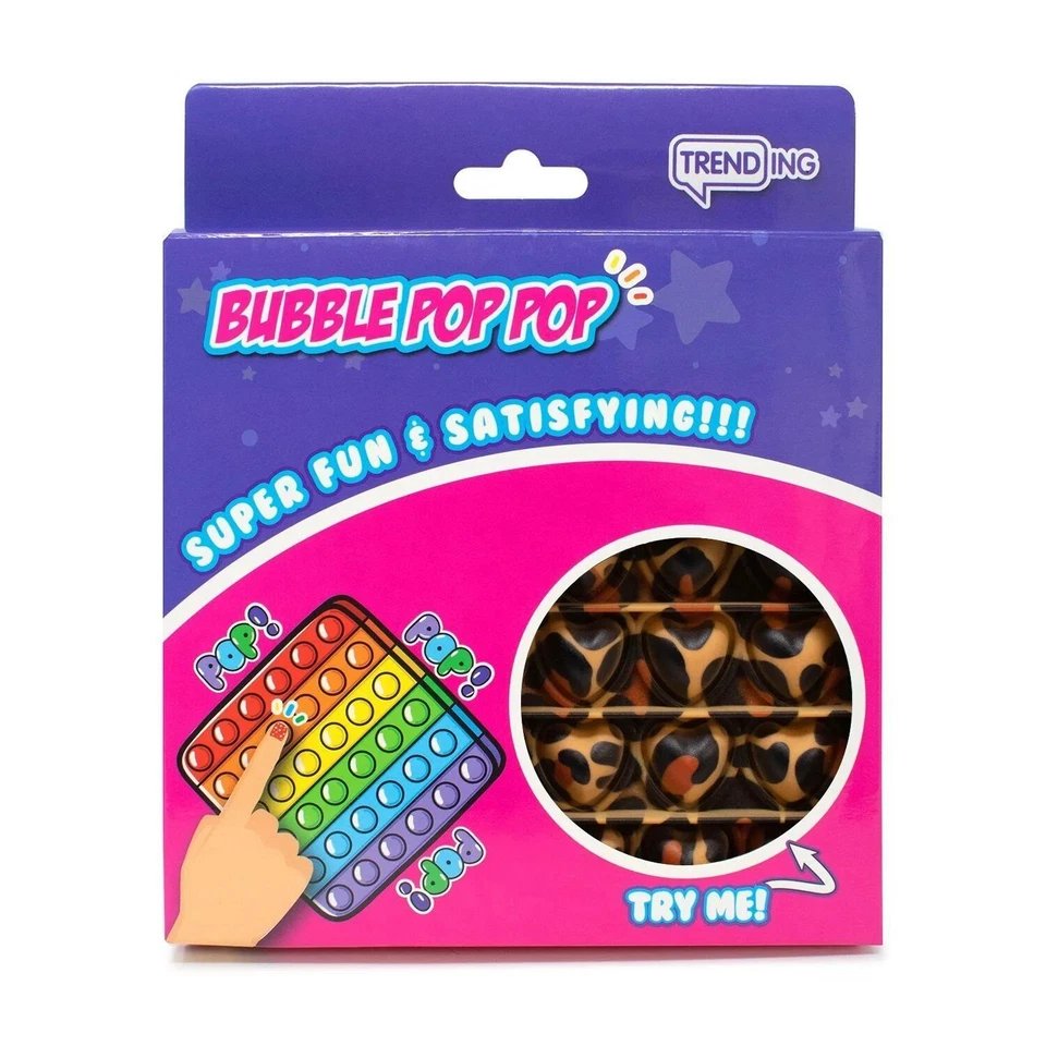 Bubble Pop Pop Push Pop Silicone Sensory Fidget Toy Colors and Design Vary 1 CT 4