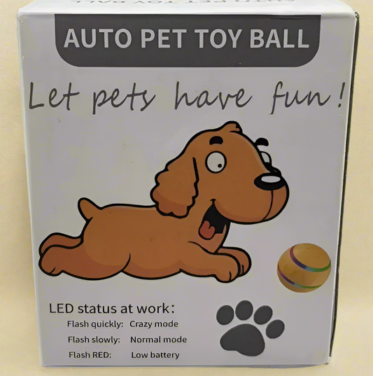 Auto Pet Toy Ball – Interactive Motion Ball for Dogs and Cats