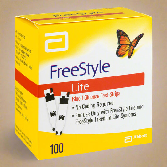 FreeStyle Lite Blood Glucose Test Strips – 100 Count