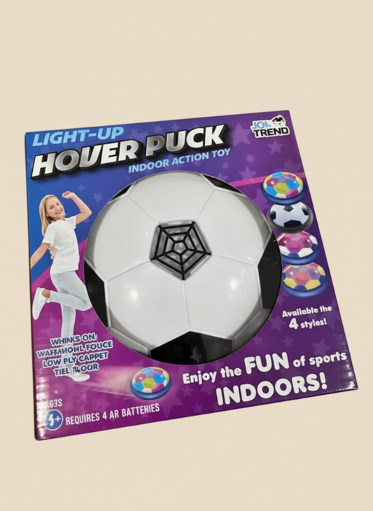 Light-Up Hover Soccer Ball Toy – Indoor Air Power Disc