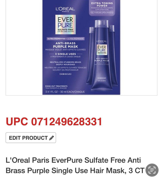 L'Oréal Paris EverPure Sulfate-Free Color Care System - COLO
