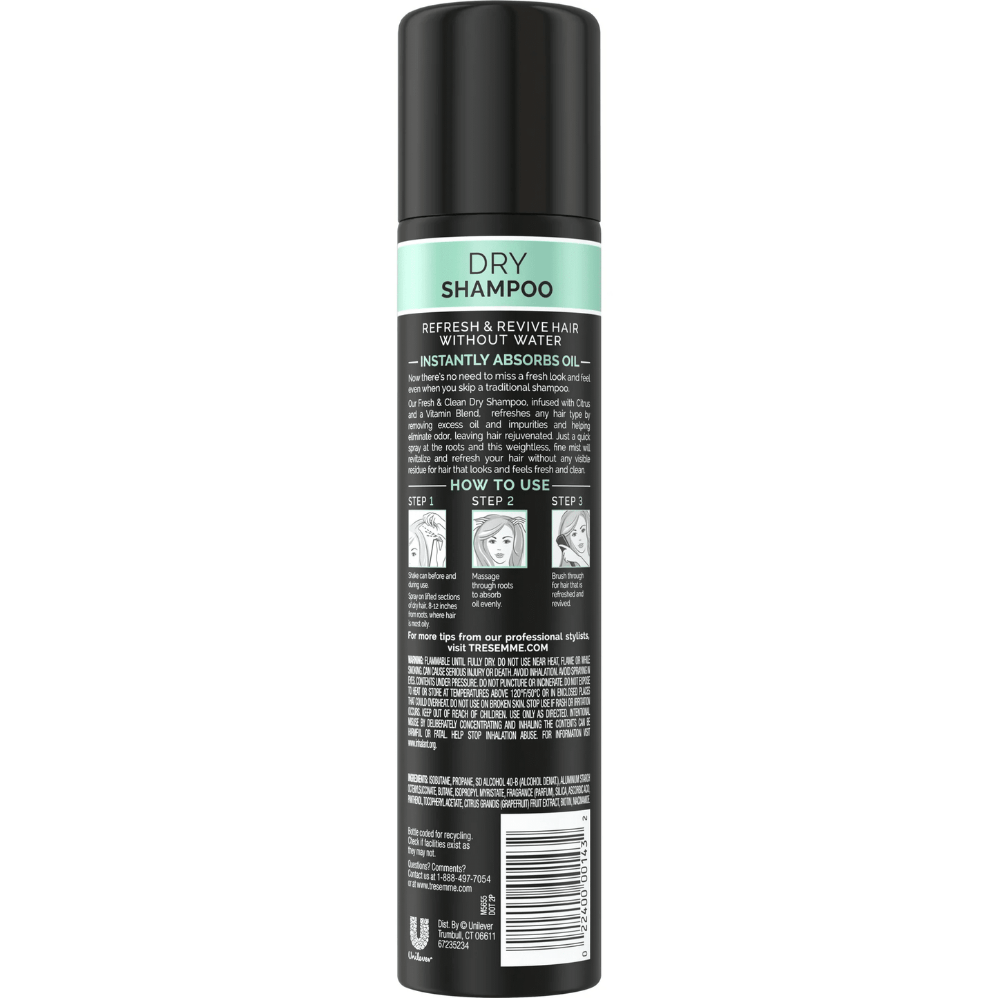 TRESemmé Fresh Start Dry Shampoo – Smoothing for Straight Hair, 5 oz - COLO