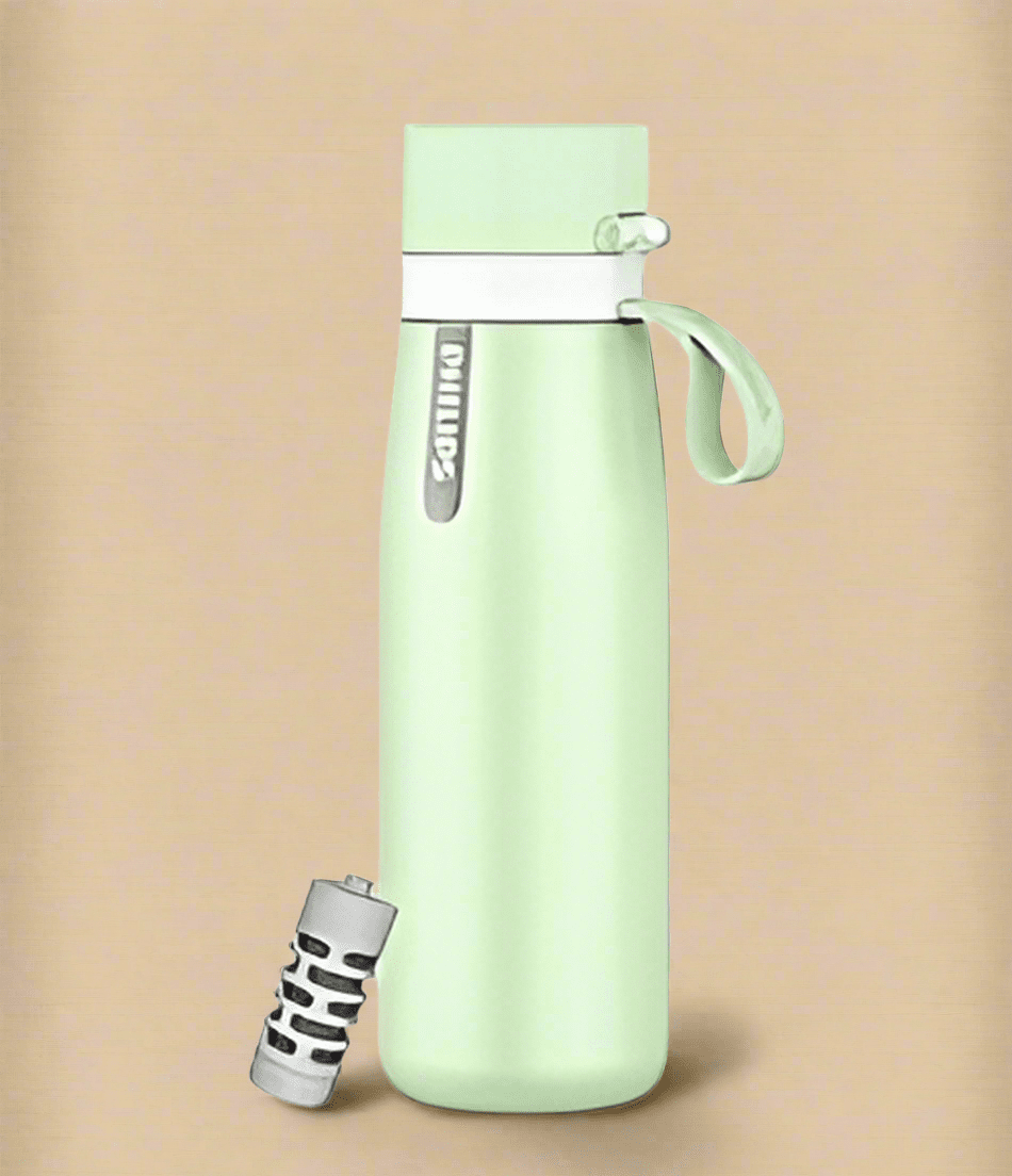 Philips GoZero Everyday Insulated Stainless Steel Water Bottle with Filter – 18.6 oz - COLO