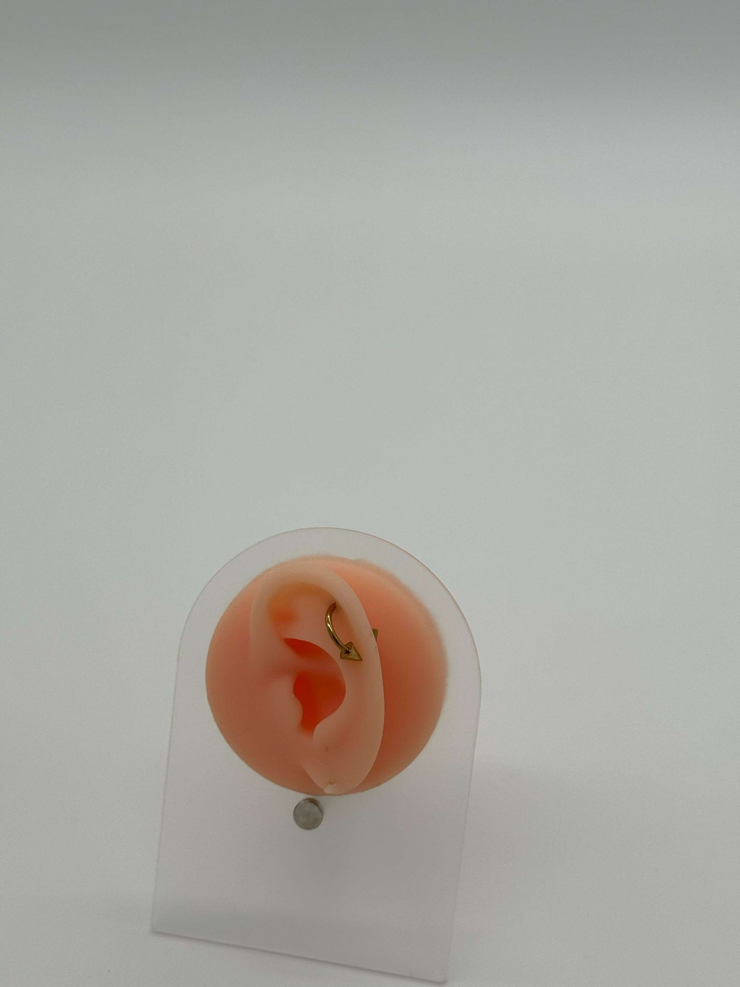 Gold Chrome Horseshoe Piercing – Medium (Cone Ends) - COLO