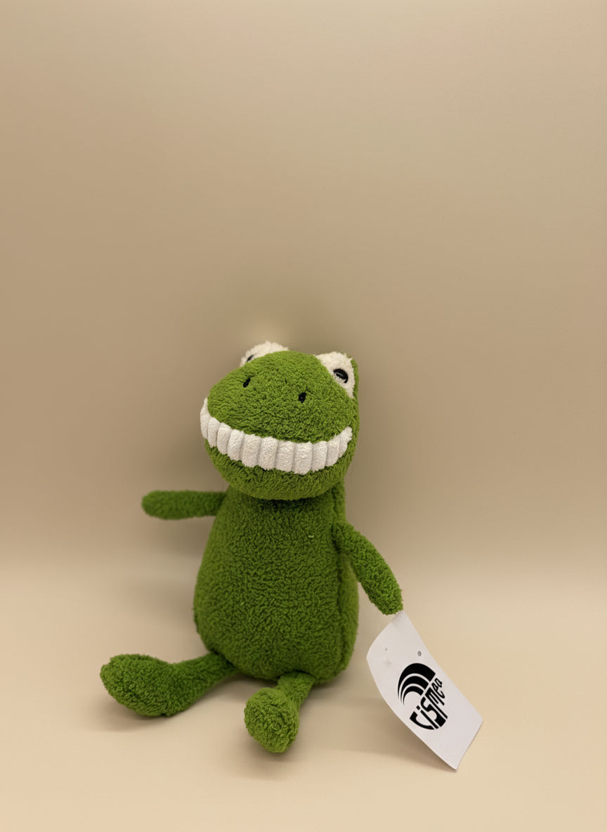 Soft Plush Green Frog Stuffed Animal Toy – Medium Size (10" to 14")