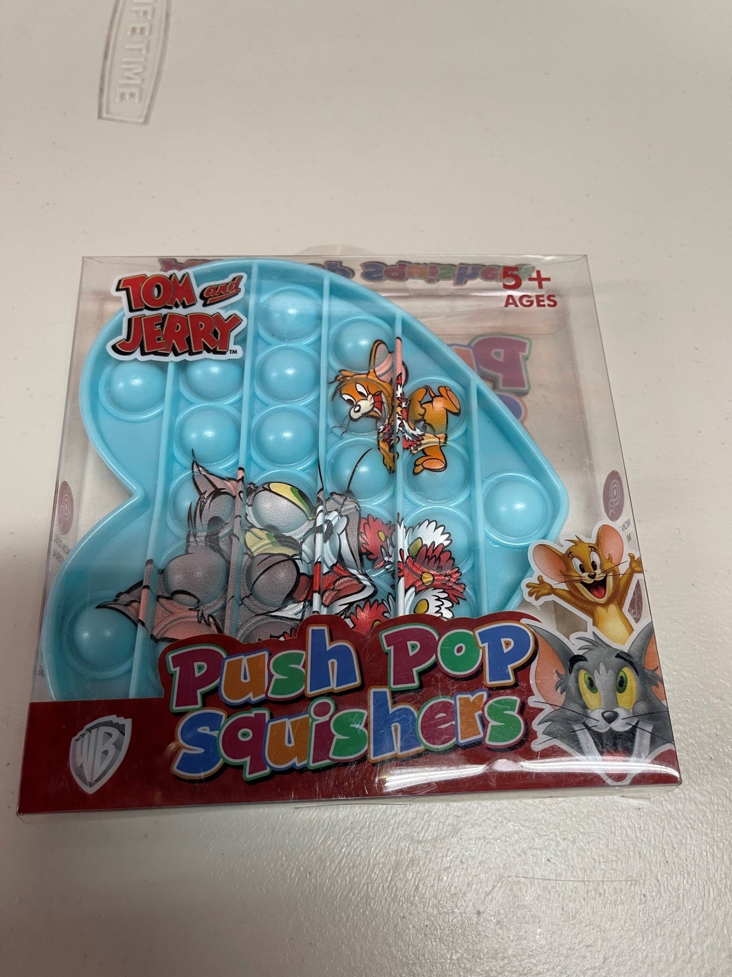 TOM AND JERRY Push Pop Squishies Squishers Backpack Fidget Toy AQUG HEART