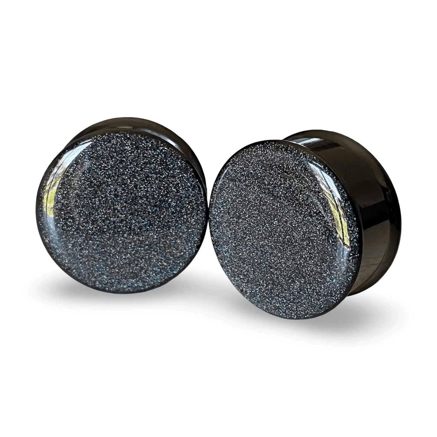 Glitter Stainless Steel Ear Plug Expanders – Random Colors (2 pcs Set) - COLO