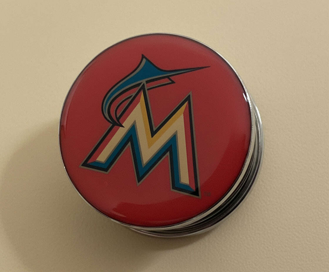 MLB Miami Marlins Logo Ear Plug Gauges - COLO