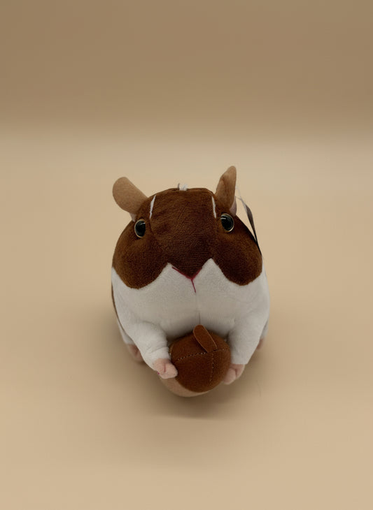 Small Brown Hamster Plush Toy – 8" to 9" Soft Stuffed Animal Gift