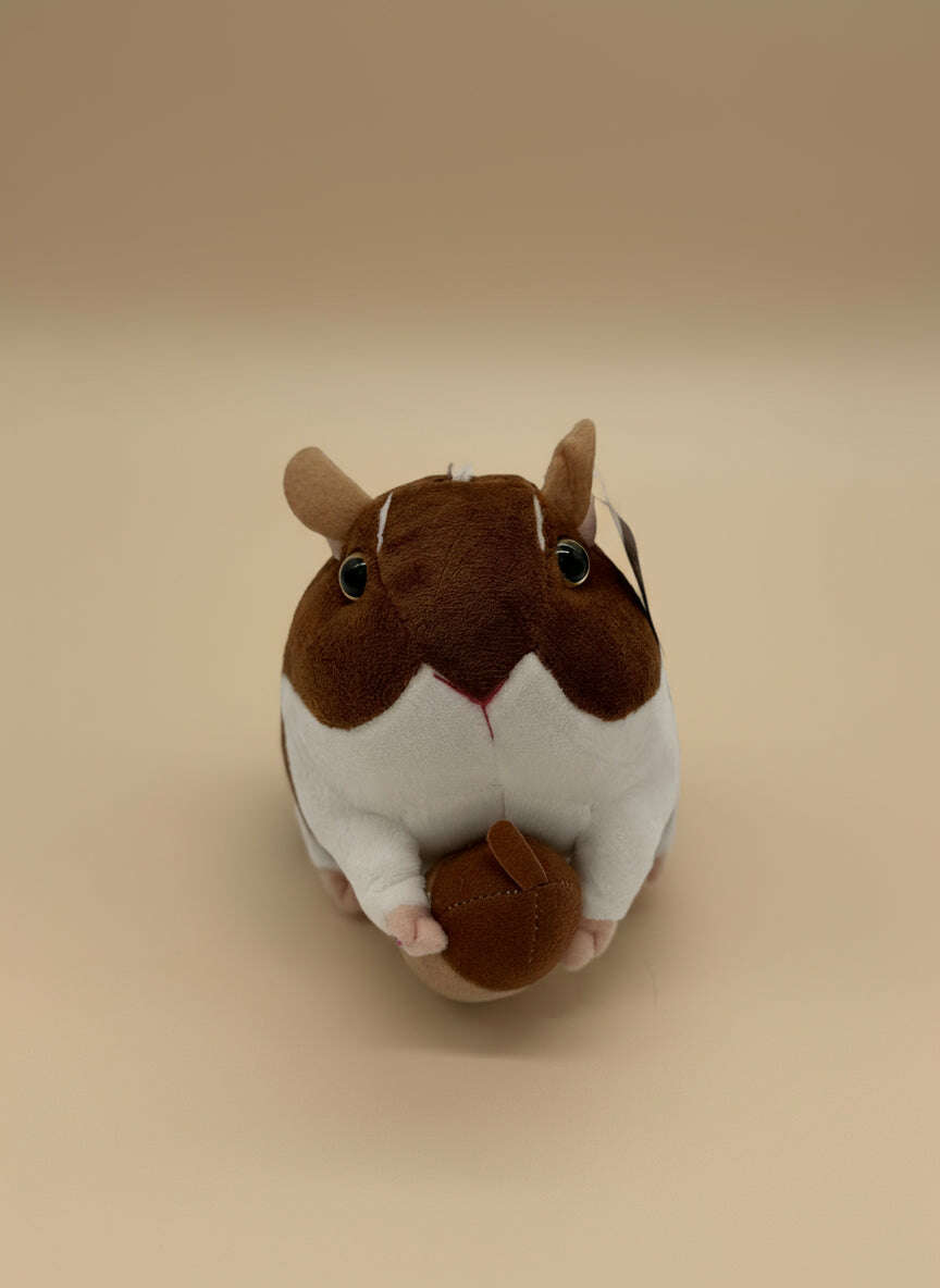 Small Brown Hamster Plush Toy – 8" to 9" Soft Stuffed Animal Gift - COLO