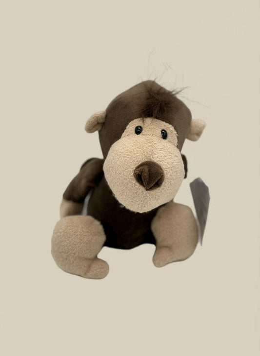 Brown Monkey Plush Keychain Toy – Cute Mini Stuffed Animal Gift - COLO