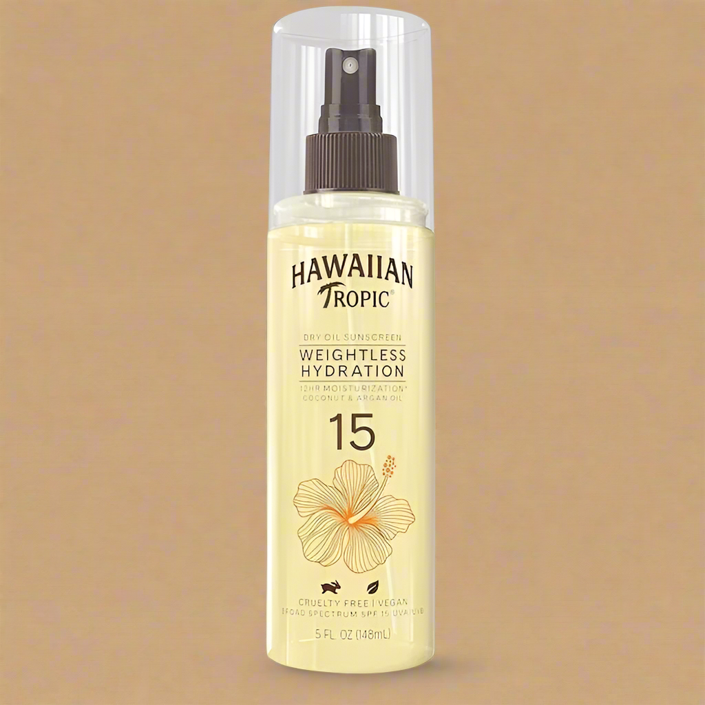 Hawaiian Tropic Weightless Hydration Clear Mist Sunscreen SPF 15