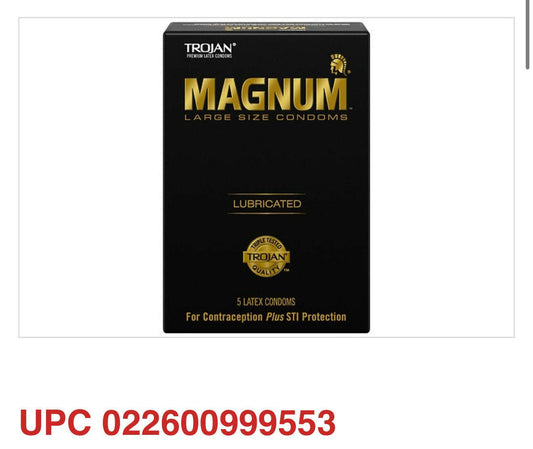 Trojan Magnum Condoms (5 Count) - COLO