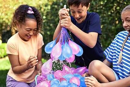 ZURU Bunch O Balloons Tropical Party – 100+ Rapid-Filling Self-Sealing Water Balloons - COLO