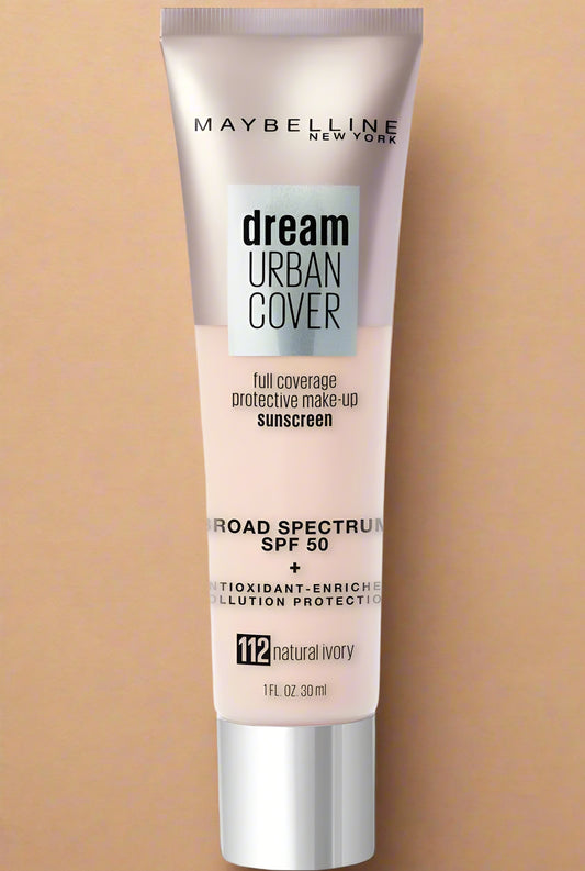 Maybelline Dream Urban Cover Liquid Foundation SPF 50 – Natural Ivory
