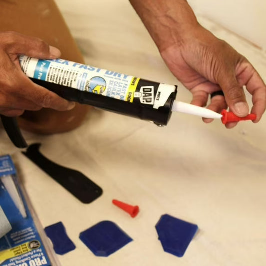 DAP Pro Caulk 8-Piece Caulking Tool Kit | Professional Edge Sealing Set