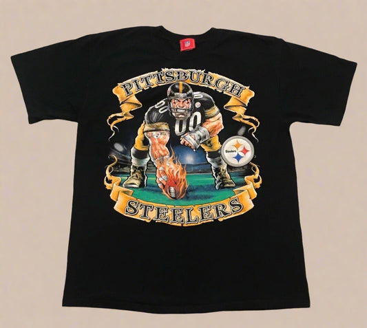 Vintage Pittsburgh Steelers T-Shirt – “Grinding It Out Since 1933” NFL Tee