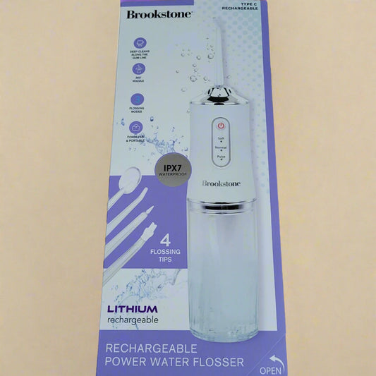 Brookstone Rechargeable Power Water Flosser