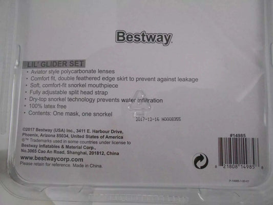 BLUE GOGGLES ONLY Bestway H2O Go! Kids Snorkel Set Ages 3+ - COLO