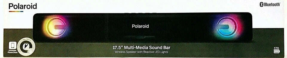Polaroid Bluetooth 17.5" Multi-Media Sound Bar - COLO
