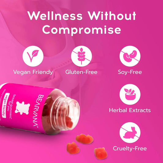 BEARVANA Breast Gummies for Women Support Organic Balance and Confidence