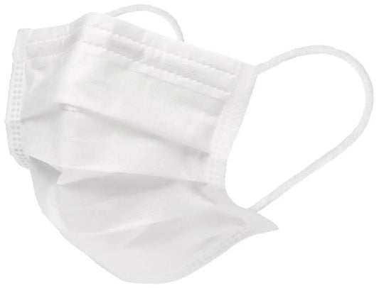 Children's Disposable Face Mask (White) (50/bx)