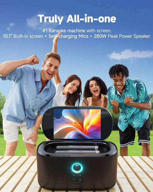 Turn Your Home Into a Karaoke Party Hub With the Ikarao Speaker System