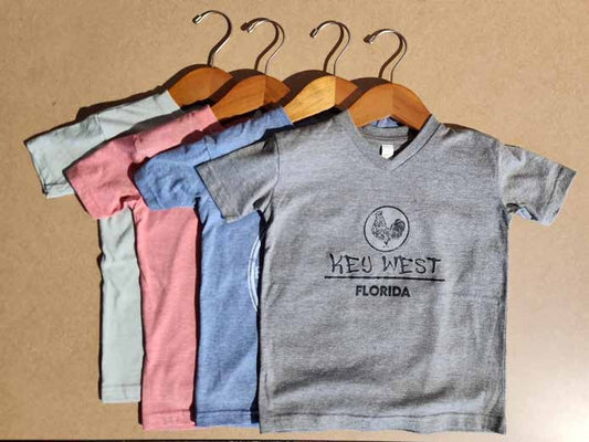 Boys' Triblend V-Neck Tee – 100% Cotton