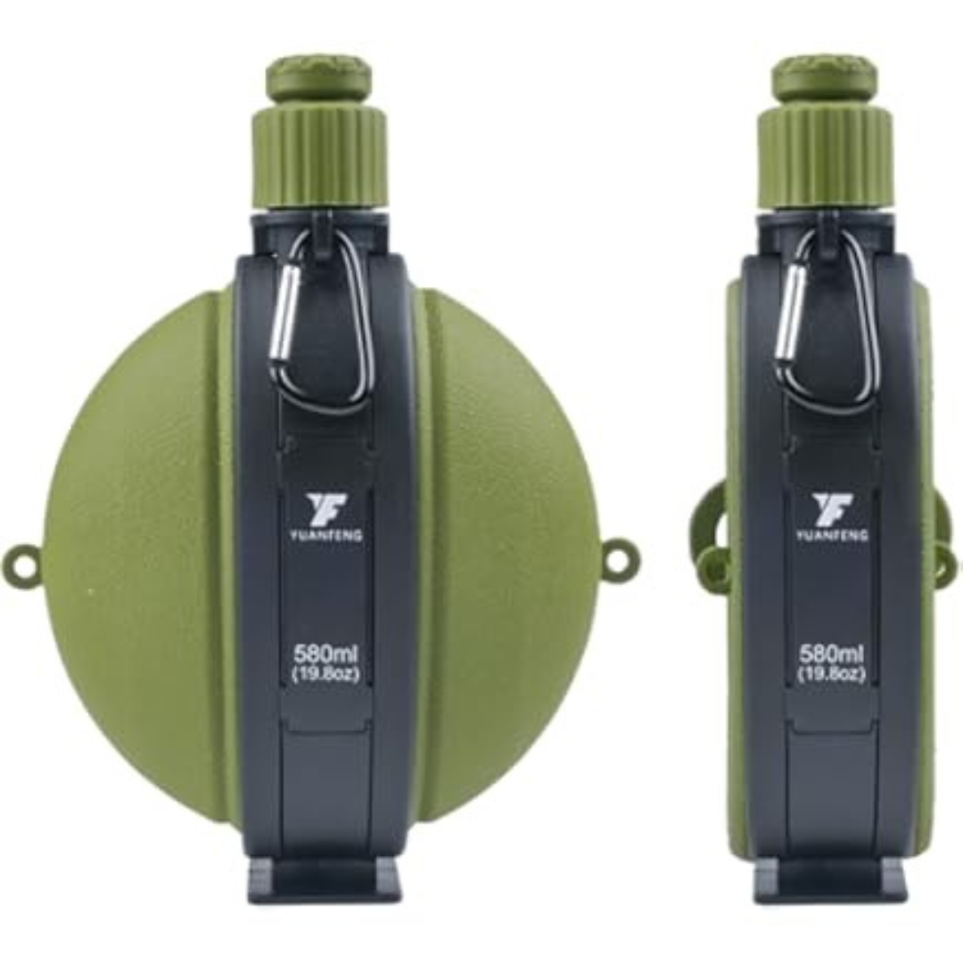 Multi-Color Collapsible Silicone Water Bottle – 580ml BPA-Free