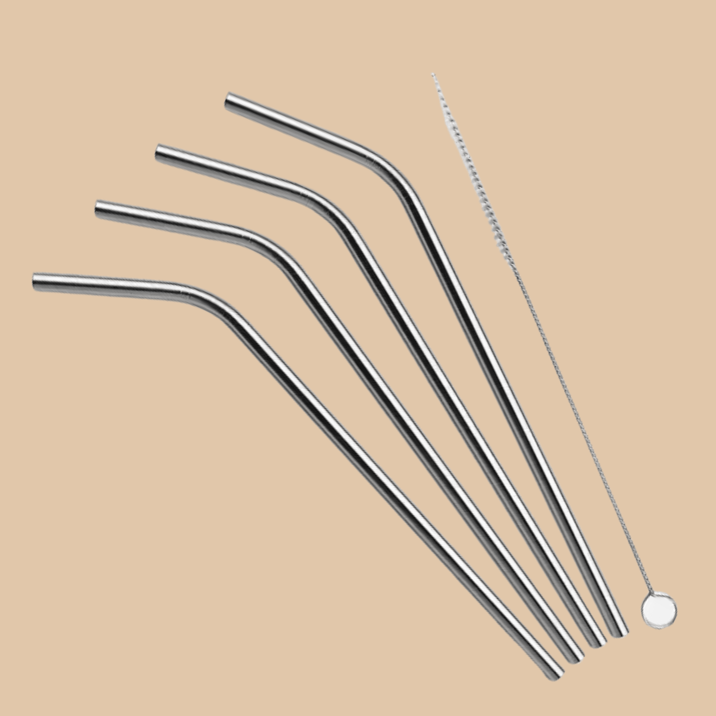 Stainless Steel Straws 4 Piece Set - COLO