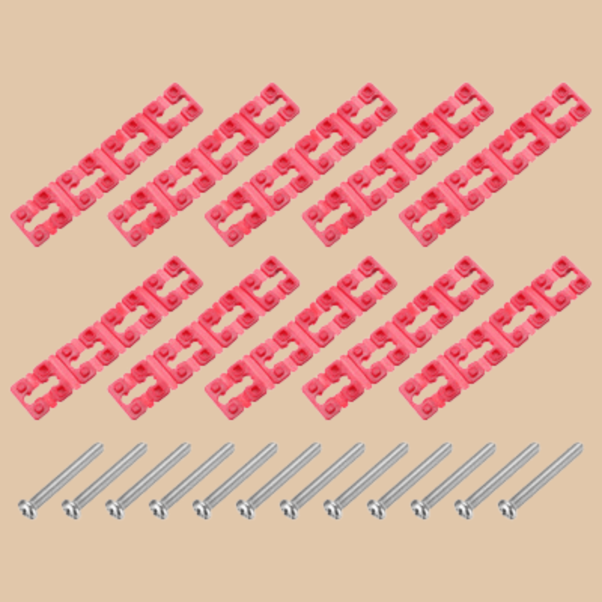 Outlet Spacer Kit 48PCS Red - COLO
