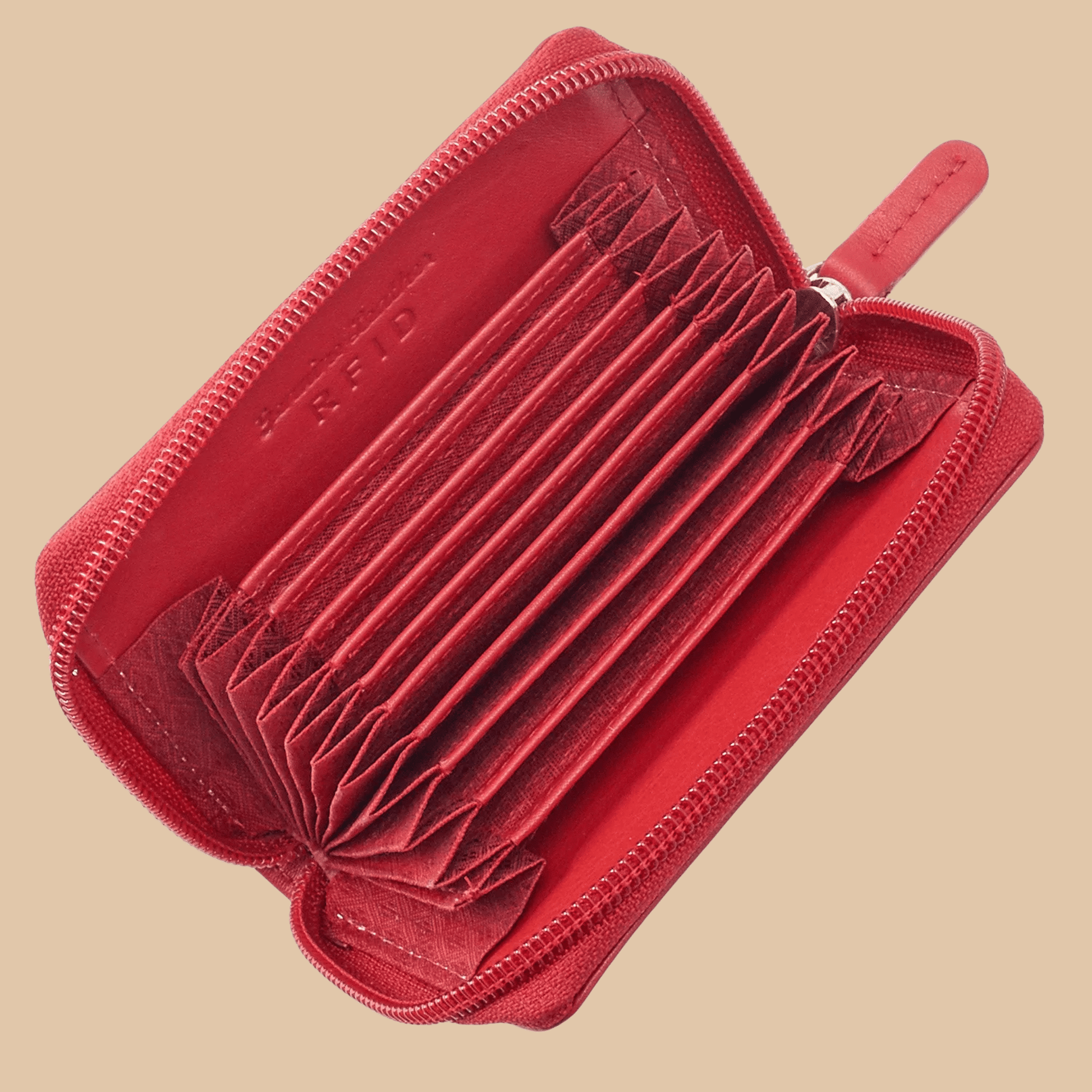 ili Leather RFID Mini Card Case - COLO