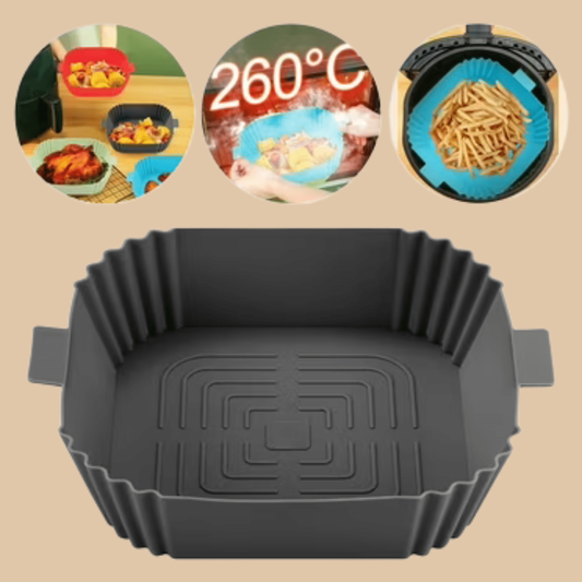 Air Fryer Silicone Pot Reusable Square Liner 6.5 Inch - COLO