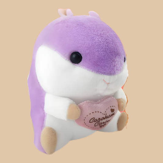 Hamster Plush Toy Pillow – Soft Cuddly Animal Doll (10"–14")