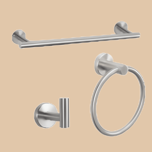 Bathroom Hardware Set 3 Brushed Nickel - COLO