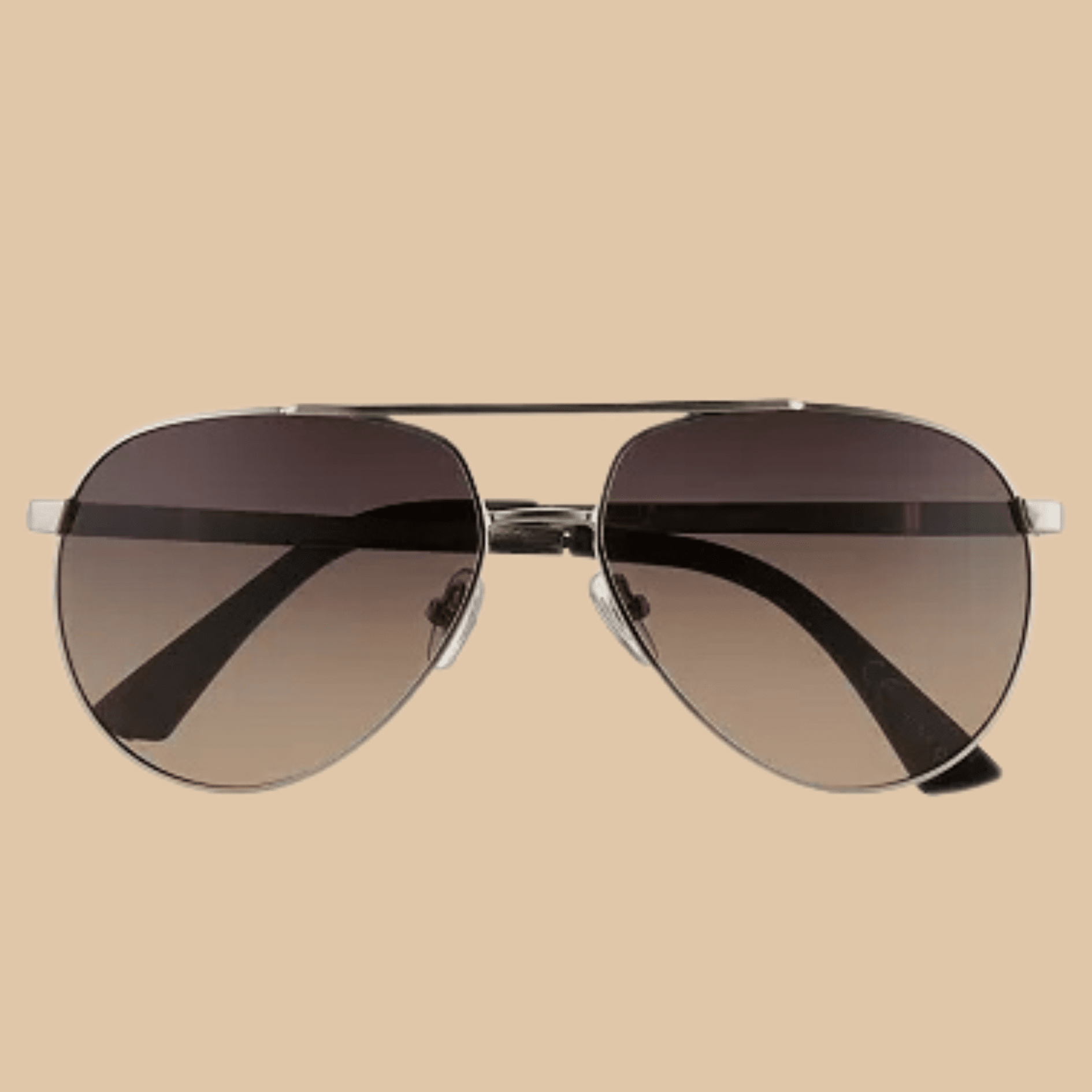 Men’s Dockers Brown Gradient Polarized Aviator Sunglasses - COLO