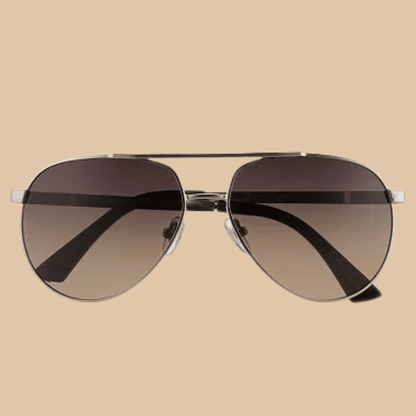 Men’s Dockers Brown Gradient Polarized Aviator Sunglasses - COLO