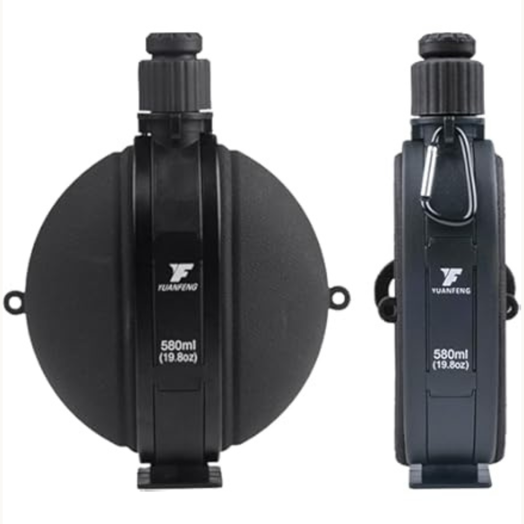 Multi-Color Collapsible Silicone Water Bottle – 580ml BPA-Free