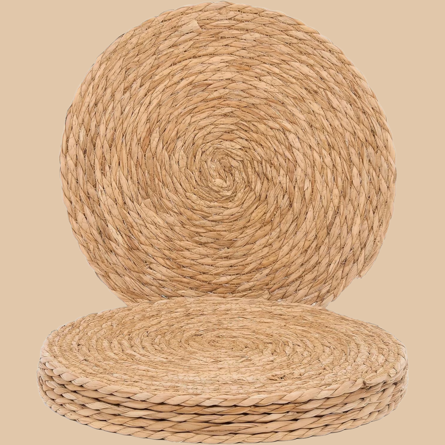 Water Hyacinth Placemats 12 Inch Set of 6